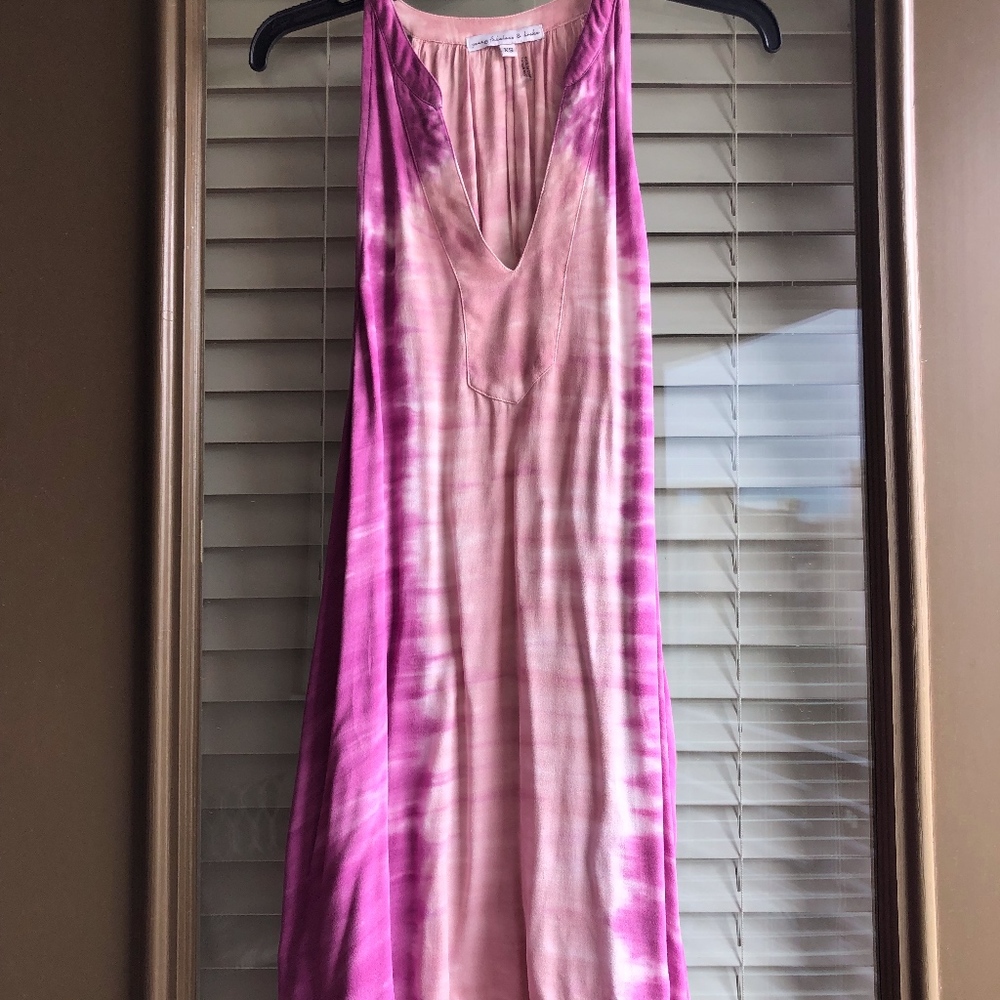YGB Pink Tie Dye Short Dress